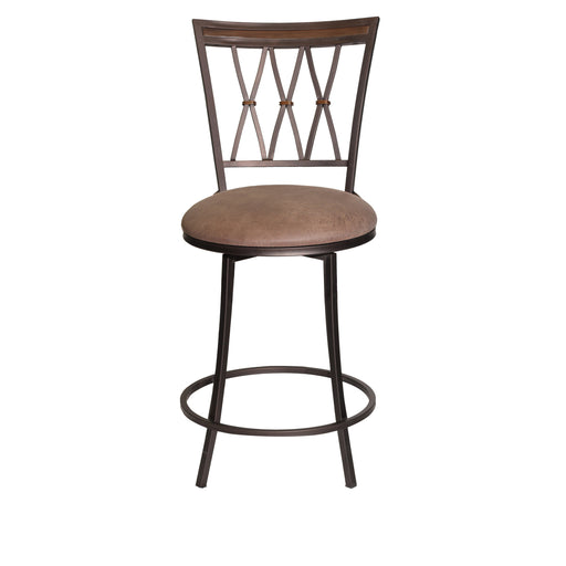 Steve Silver Sedona Dark Camel Swivel Counter Stool