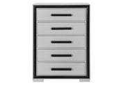 Global Furniture Amelia Black Grey Chest