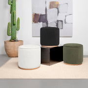 Coaster Furniture Zena Black Ottoman