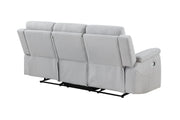 Global Furniture U1797 Grey Reclining Sofa