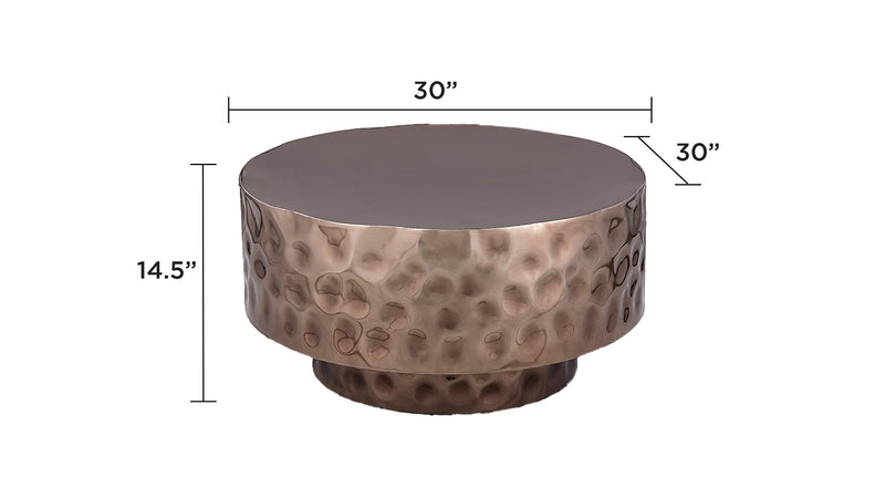 Galaxy Home 90 Copper Coffee Table