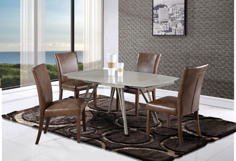 Global Furniture D6188 Walnut Brown Dining Chair