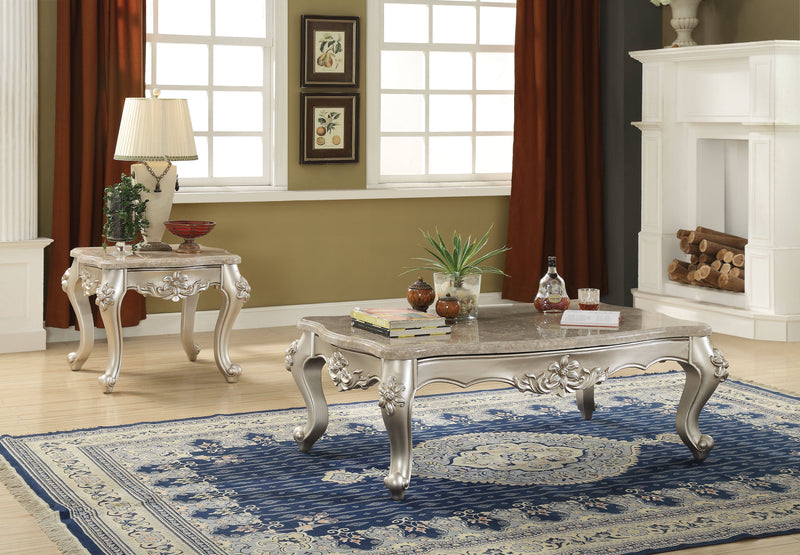 Acme Furniture Bently Champagne 3pc Coffee Table Set
