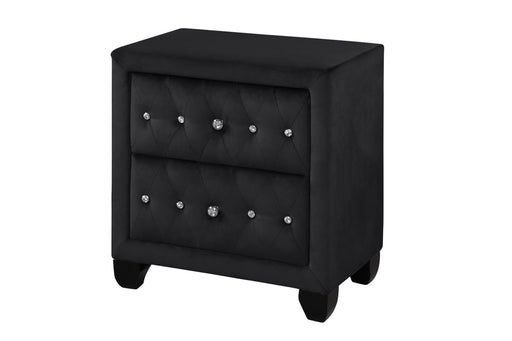 Galaxy Home Sophia Black Nightstand