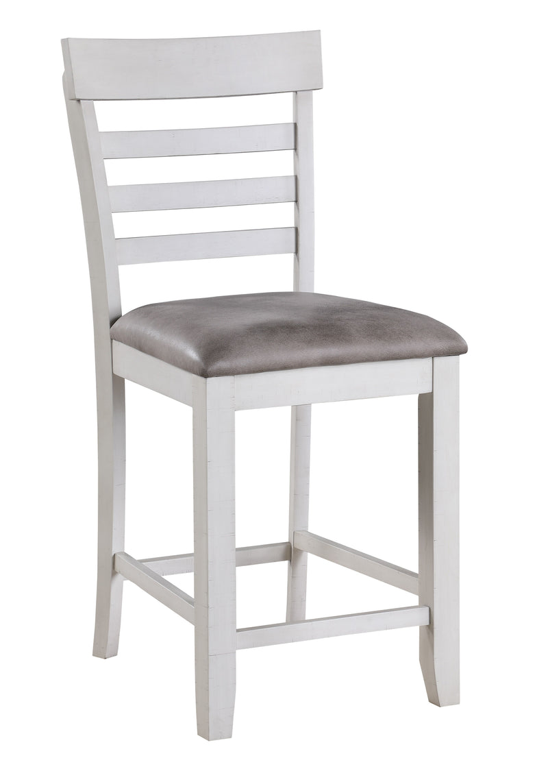 New Classic Furniture Richland Brown White 6pc Counter Height Set