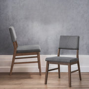 2 Acme Furniture Seda Gray Walnut Side Chairs