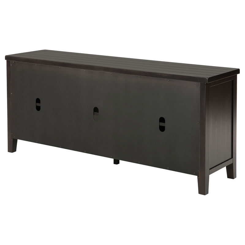 Coaster Furniture Concord Distressed Java Black TV Stand