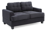 Glory Furniture Sandridge Black Loveseat