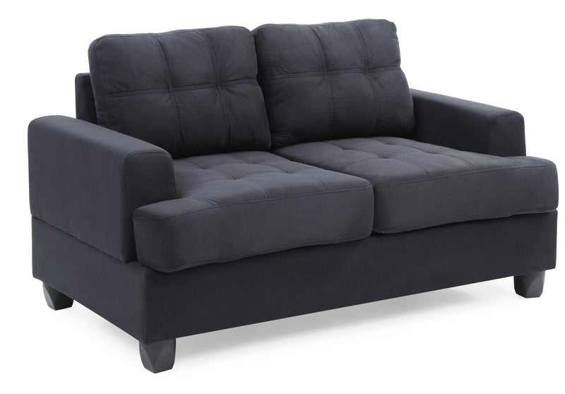 Glory Furniture Sandridge Black Loveseat
