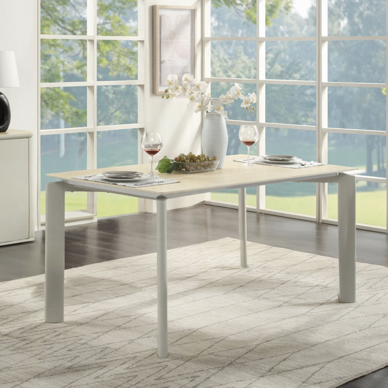 Acme Furniture Ingram Light Gray 5pc Dining Room Set