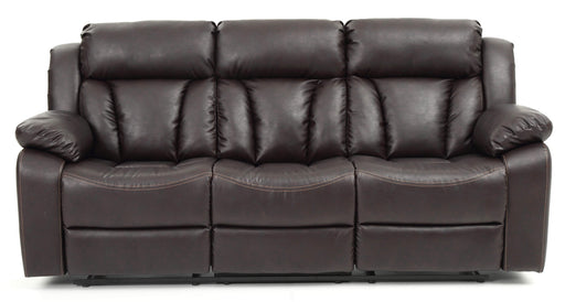 Glory Furniture Daria Dark Brown Reclining Sofa