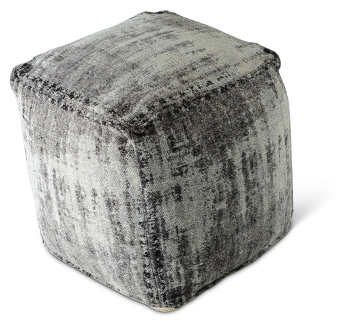 Steve Silver Hazel Gray Square Pouf
