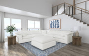 Coaster Furniture Raleigh Ivory 6pc Sectional