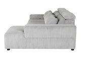 Global Furniture U5945 Grey Power Sectional