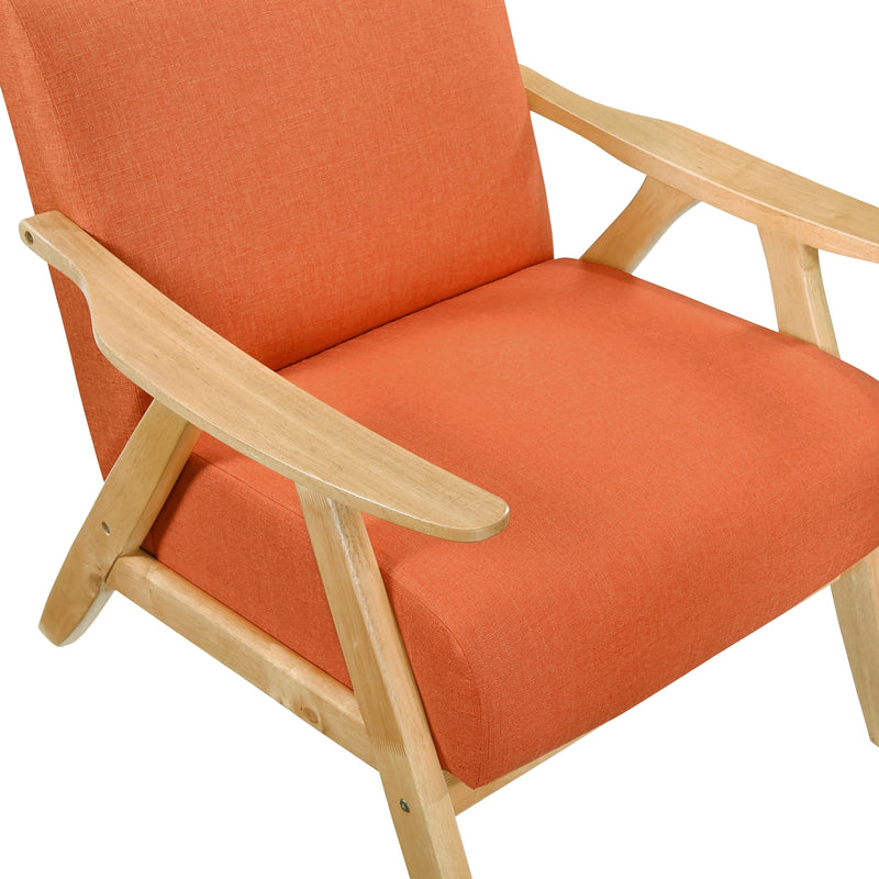 Home Elegance Damala Natural Dark Gray Accent Chair