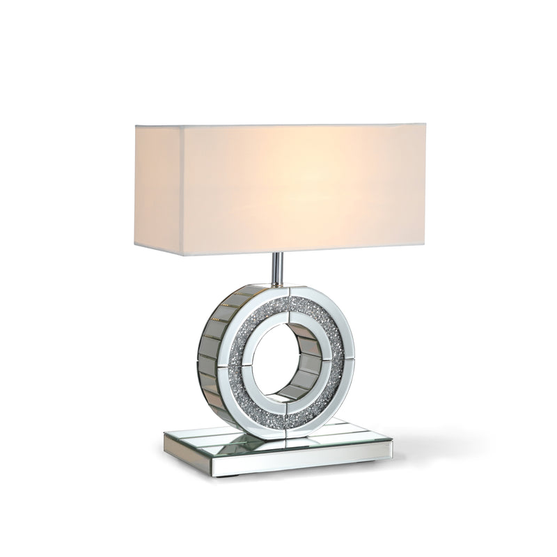 Glory Furniture White Table Lamp