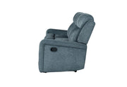 Global Furniture U6024 Dark Grey Console Reclining Loveseat
