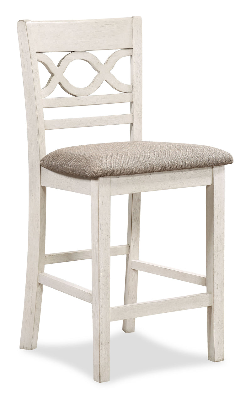 New Classic Furniture Cori Bisque Brown 5pc Counter Height Set