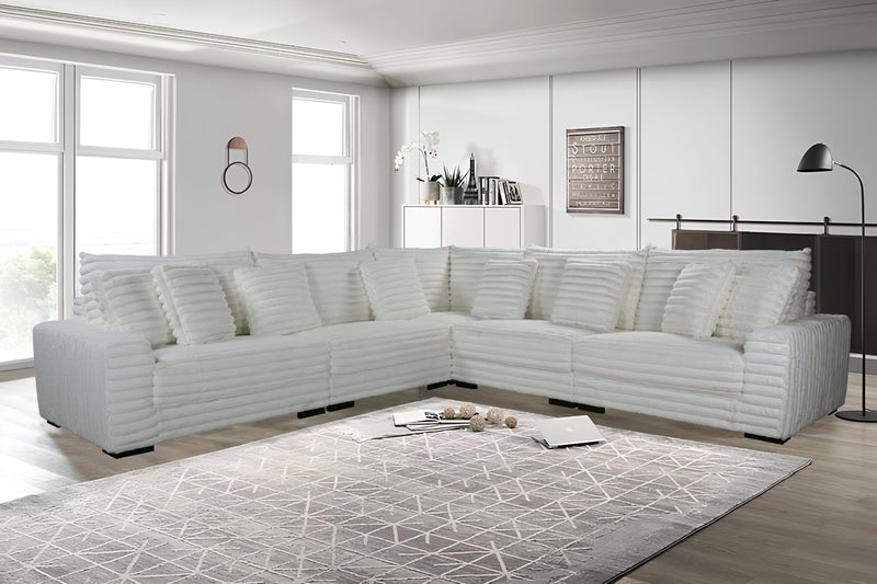 New Classic Furniture Embrace White 2pc Sofa
