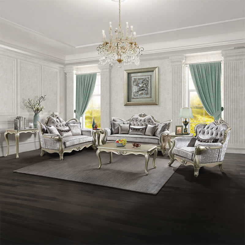 Acme Furniture Libertee Champagne Sofa Table