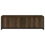 Coaster Furniture Laughlin Dark Pine Brown 78 Inch TV Stand