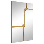 Coaster Furniture Kimberly Gold Silver Wall Mirror