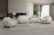 Acme Furniture Darius Beige Sofa with 2 Pillows