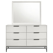 Coaster Furniture Sonora White Dresser with Mirror