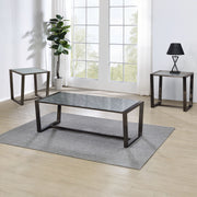 Steve Silver Mazie Black 3pc Coffee Table Set