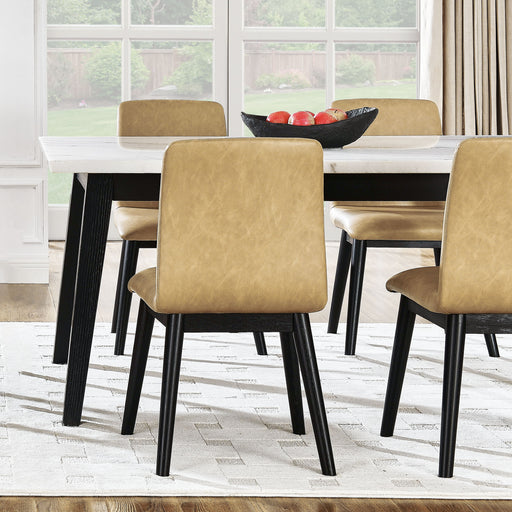 Steve Silver Vida Black White 5pc Dining Set