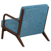 Coaster Furniture Foster Peacock Blue Accent Chair