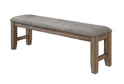 New Classic Furniture Harrisburg Walnut Bench