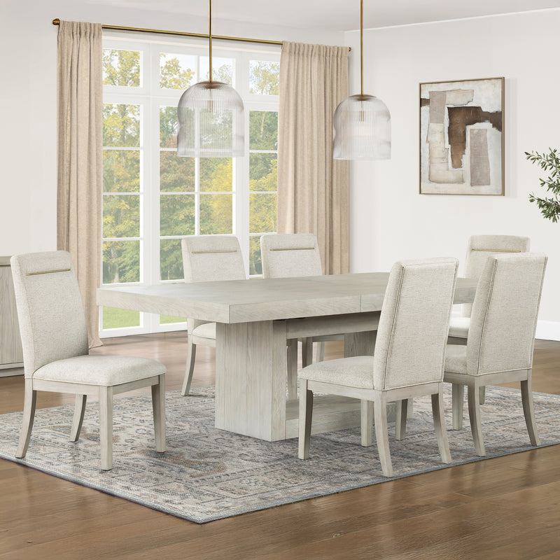 Steve Silver Garland Sand 7pc Dining Set