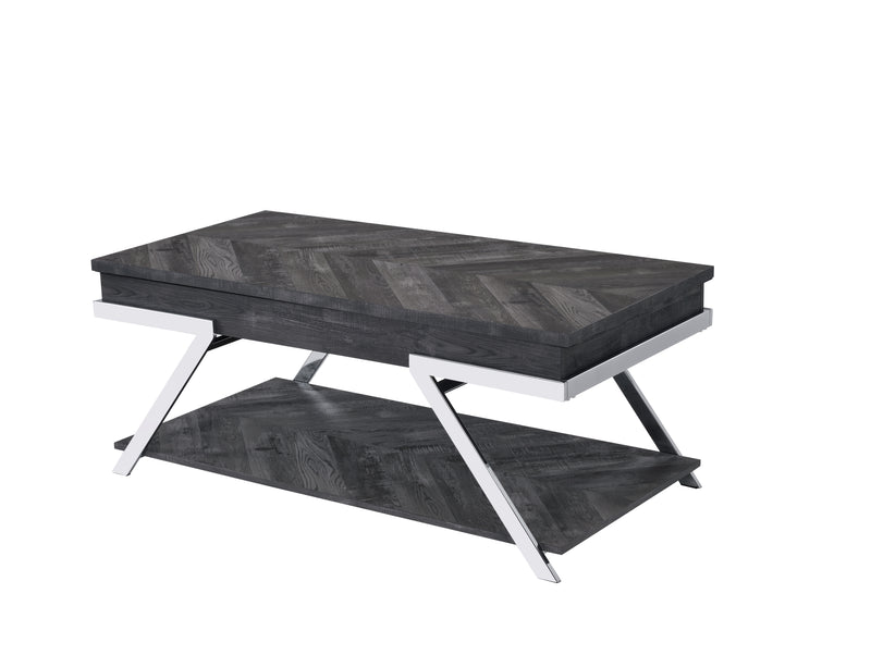 Steve Silver Roma Shadow Grey Lift Top Cocktail Table