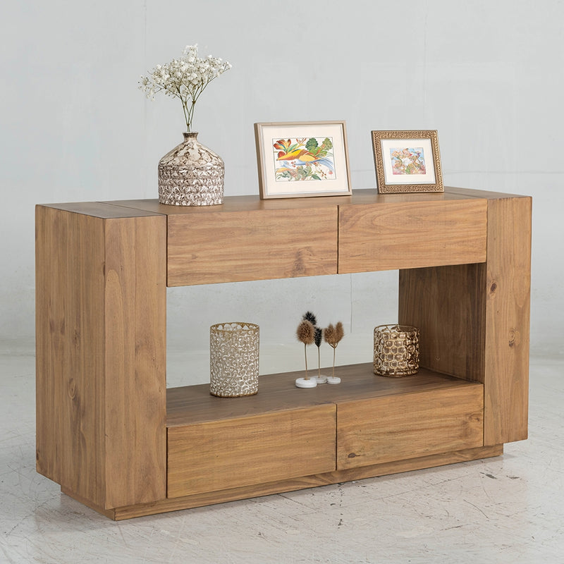 Acme Furniture Harlan Oak Sofa Table