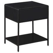 Coaster Furniture Amherst Black Bedside Table