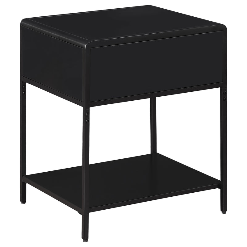 Coaster Furniture Amherst Black Bedside Table