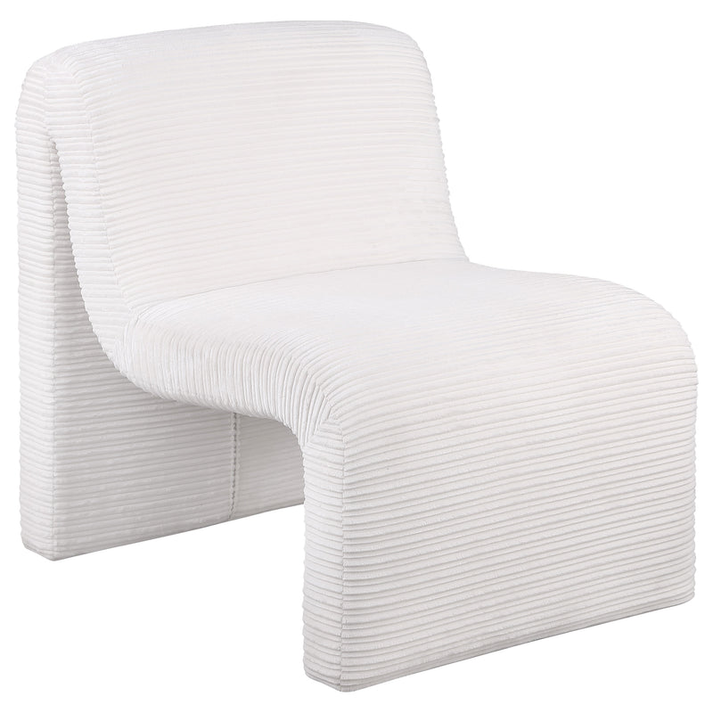 Coaster Furniture Drayton Ivory White Armless Accent Chair