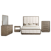 Coaster Furniture Durango Washed Oak Brown 5pc Bedroom Set with King Bed