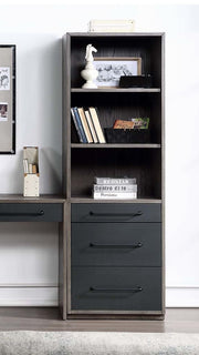 Acme Furniture Estevon Gray Oak Bookcase