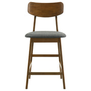 Coaster Furniture Robbie Walnut Brown 5pc Counter Height Set