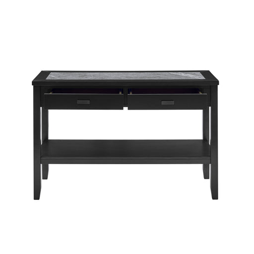 Steve Silver Garvine Black Gray Sofa Table