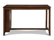 New Classic Furniture Amy Two Tone Bisque 60 Inch 5pc Counter Height Set