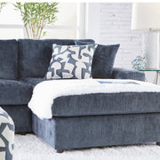 New Classic Furniture Tristan Indigo Blue 2pc Chaise Sectional