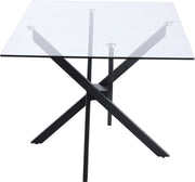 Meridian Furniture Xander Chrome Dining Table