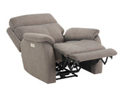 Steve Silver Surrey Gray Power Recliner