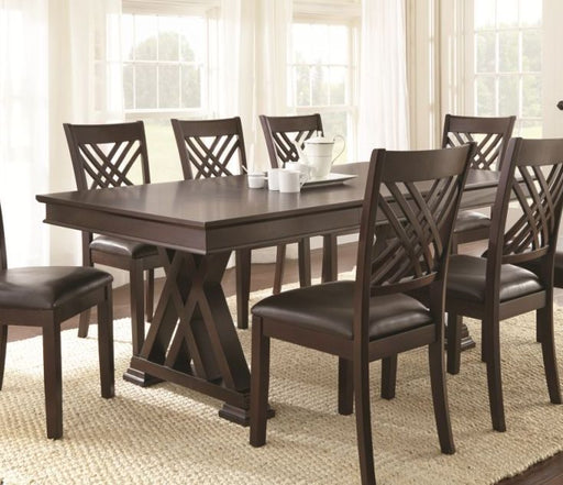 Steve Silver Adrian Dark Brown 7pc Dining Room Set