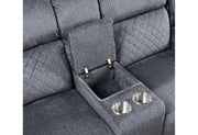 Global Furniture U5914 Black Grey Recliner
