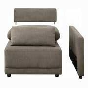 Acme Furniture Rylie Brown Modular RAF Armrest Chair