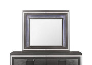Global Furniture Pisa Dark Grey Mirror with LED